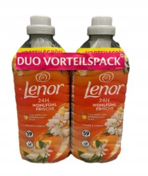 Lenor Wohlfuhl Frische Pomarańcza i Werbena Duo pack 2 x 1,239L