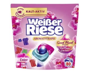 Weisser Riese Aromatherapie Color Kapsułki do Prania 80 sztuk