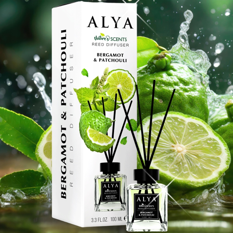 Alya Patyczki Zapachowe 3x100 ml Cherry Blossom Bergamot Patchouli Spa