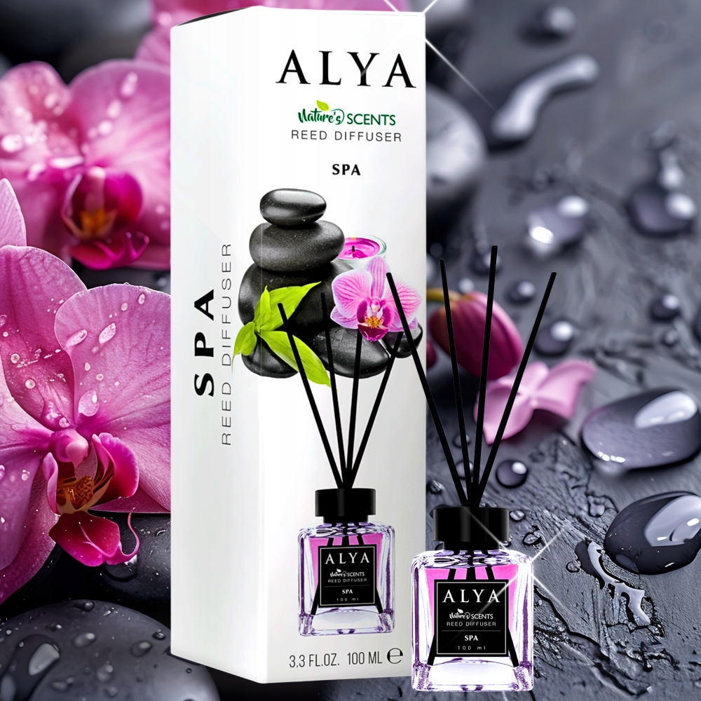 Alya Patyczki Zapachowe 3x100 ml Cherry Blossom Bergamot Patchouli Spa