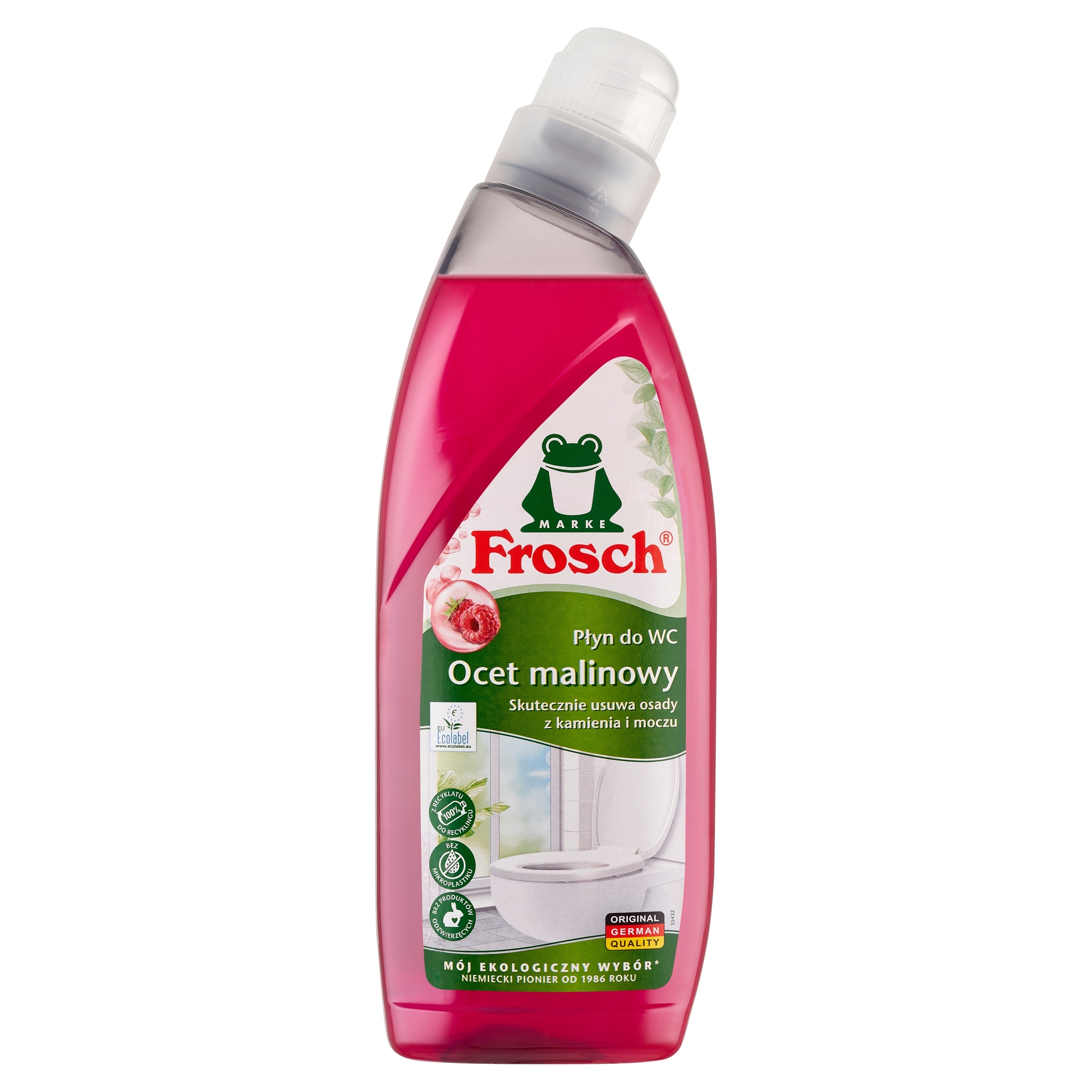 Frosch ekologiczny płyn do czyszczenia WC usuwający kamień malinowy 750ml