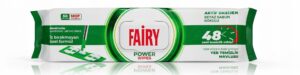 Fairy Power Wipes nawilżane ścierki chusteczki do mopa białe mydło 50 szt