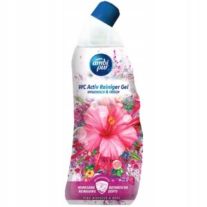 Środek do toalet Ambi Pur żel hibiskus i róża 750 ml