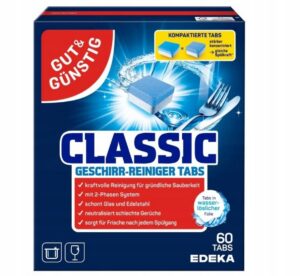 Tabletki do zmywarki classic (standardowe) G&G 60 szt.